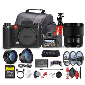 Leica SL3-S Mirrorless Digital Camera + Panasonic Lumix S 35mm Lens - Bundle