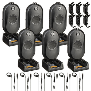 Motorola CLP1080e 8-Channel Two-Way UHF Business Radio CLP1080E 6-Pack Motorola Solutions