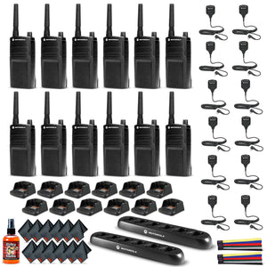 12 x Motorola RMU2040 On-Site 2-Way Radio RMU2040 - 12 Pack With Mics Bundle Motorola
