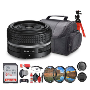 Nikon NIKKOR Z-Mount 28mm f/2.8 SE Ultra-Compact and Lightweight FX-Format Lens + More Nikon