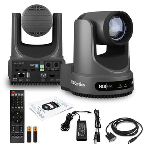 PTZOptics Move 4K PTZ Camera with 20x Zoom Gray PT20X-4K-GY-G3 PTZOptics