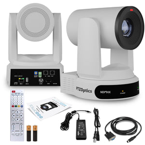 PTZOptics Move 4K PTZ Camera with 30x Zoom White PT30X-4K-WH-G3 PTZOptics