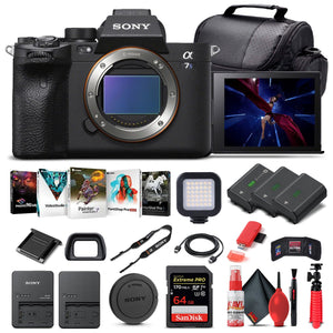 Sony Alpha a7S III Mirrorless Camera Body Only ILCE7SM3/B - Advanced Bundle - Reconditioned Sony