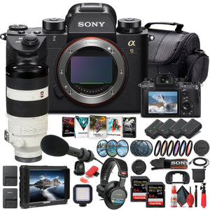 Sony Alpha a9 Mirrorless Camera W/ Sony FE 100-400mm Lens - Pro Bundle - Reconditioned Sony