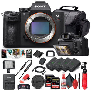 Sony Alpha a7R III Mirrorless Camera Body Only ILCE7RM3/B - Pro Bundle - Reconditioned Sony