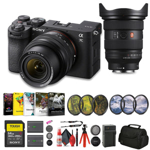 Sony a7C II Mirrorless Camera with 28-60mm Lens ILCE-7CM2L/B + Sony FE 16-35mm Sony