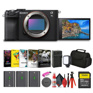Sony Alpha 7C II Mirrorless Full-Frame Interchangeable Lens Camera ILCE-7CM2/B Sony