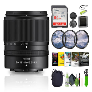 Nikon NIKKOR Z DX 18-140mm f/3.5-6.3 VR Compact Zoom Lens 20104 Bundle Nikon