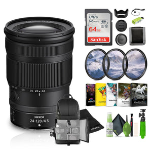 Nikon NIKKOR Z 24-120mm f/4 S All-in-one zoom Lens Nikon Z 20105 Bundle Nikon