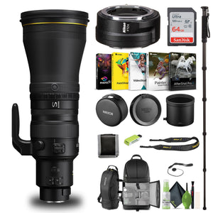 Nikon NIKKOR Z 600mm f/4 TC VR S Super-Telephoto Lens for Nikon Z Mount Cameras - Bundle Nikon
