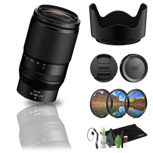 Nikon - NIKKOR Z 70-180mm f/2.8 Standard Zoom Lens for Z Mount Cameras 20120 - Bundle - Reconditioned Nikon