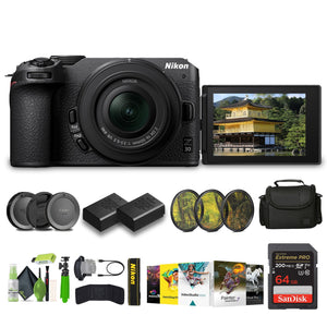 Nikon Z30 Lightweight Mirrorless Camera with 16-50mm Zoom Lens 1749 Bundle - Reconditioned Nikon
