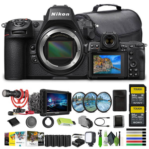 Nikon Z8 Professional Full Frame Mirrorless 8K Video & Stills Hybrid FX Camera Bundle - Reconditioned Nikon