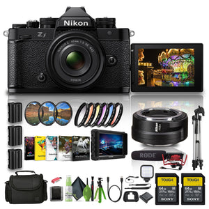 Nikon Zf 24.5MP Sensor 4K Video Recording Mirrorless Camera With Nikon Lens Bundle - Reconditioned Nikon