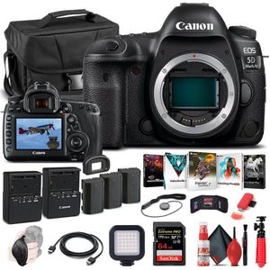 Canon EOS 5D Mark IV DSLR Camera Body Only 1483C002 - Advanced Bundle - Reconditioned Canon