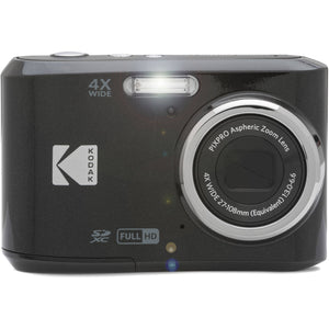 KODAK PIXPRO Friendly Zoom FZ45-BK 16MP Digital Camera with 4X Optical Zoom 27mm Wide Angle and 2.7" LCD Screen Black KODAK