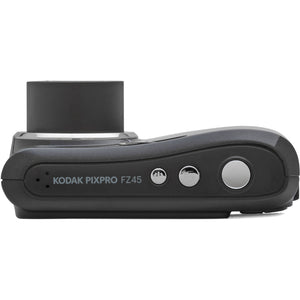 KODAK PIXPRO Friendly Zoom FZ45-BK 16MP Digital Camera with 4X Optical Zoom 27mm Wide Angle and 2.7" LCD Screen Black KODAK