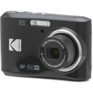 KODAK PIXPRO Friendly Zoom FZ45-BK 16MP Digital Camera with 4X Optical Zoom 27mm Wide Angle and 2.7" LCD Screen Black KODAK