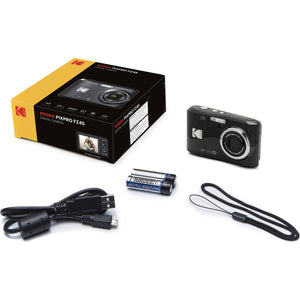 KODAK PIXPRO Friendly Zoom FZ45-BK 16MP Digital Camera with 4X Optical Zoom 27mm Wide Angle and 2.7" LCD Screen Black KODAK
