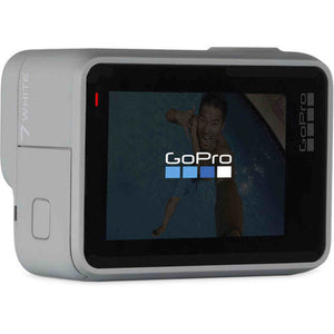 GoPro HERO7 White Waterproof Digital Action Camera with Touch Screen 1080p HD Video 10MP Photos - Used GoPro