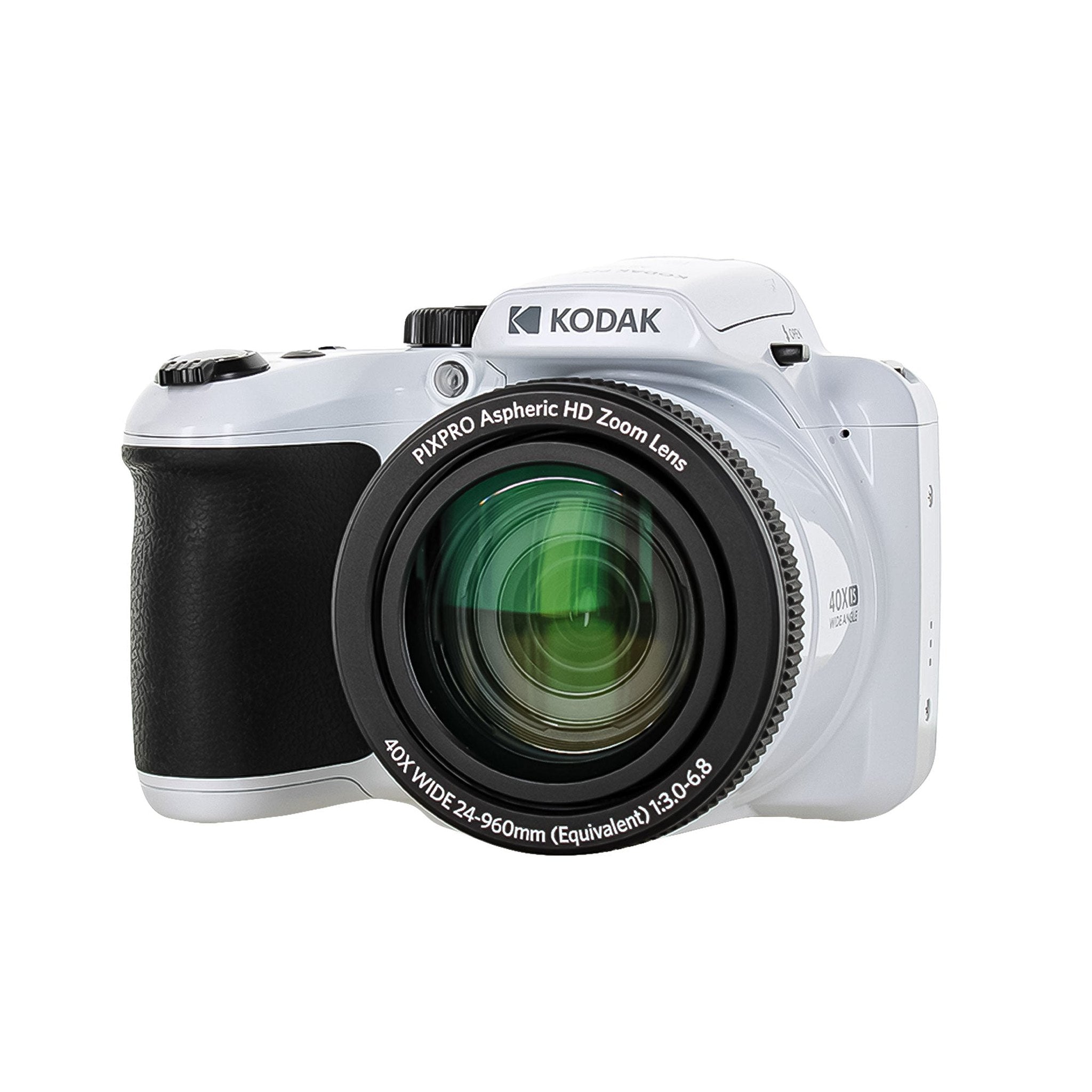 Kodak Pixpro AZ405 Digital Camera in White AZ405WH Bundle with Accessories