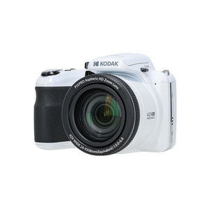 KODAK PIXPRO AZ425 20MP Digital Vlogging Camera +64GB Memory Card + More White KODAK