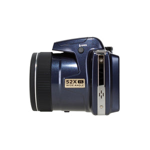 KODAK PIXPRO Astro Zoom AZ528 16MP Digital Camera + 64GB Memory Card + More Blue KODAK