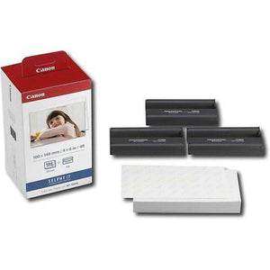 Canon KP-108IN Color Ink and 4 x 6 Paper Set 216 Sheets + 6 Ink Cartridges Canon