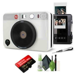 Leica Sofort 2 Hybrid Instant Photo Film and Digital Camera White Bundle Leica