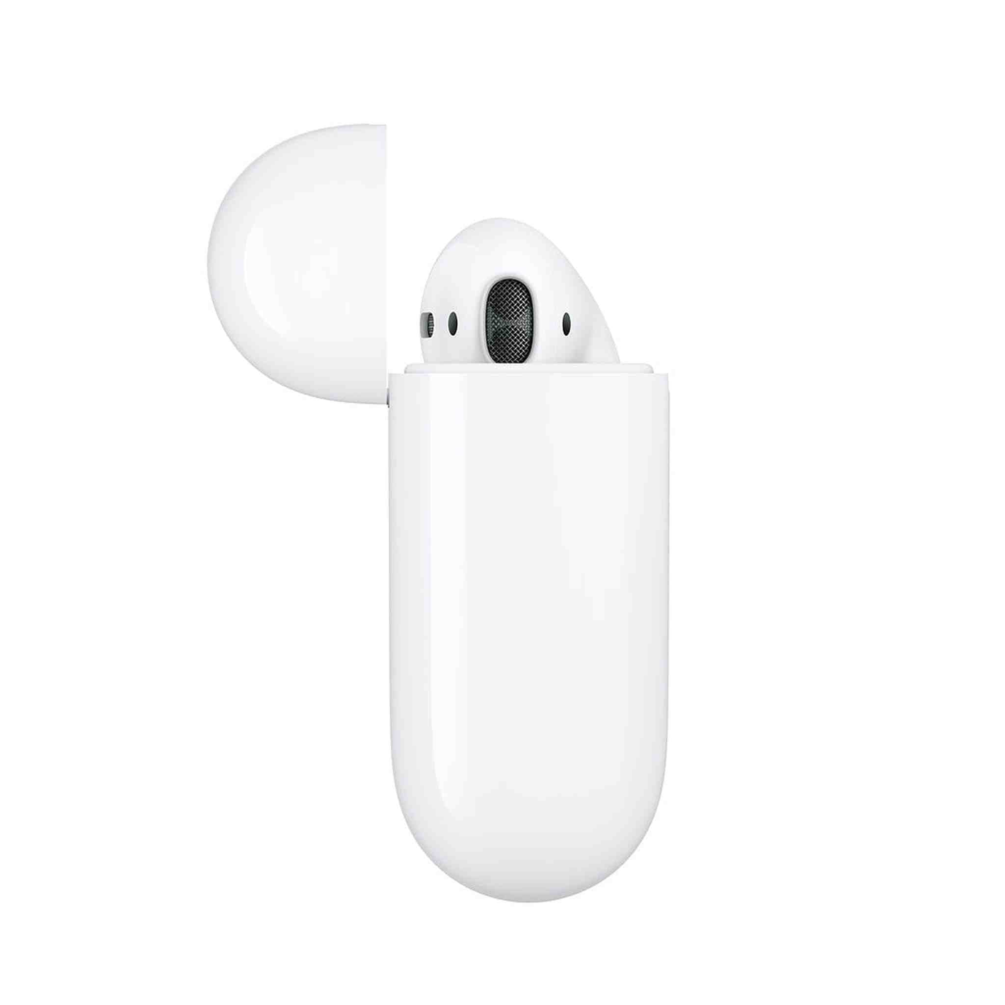 Apple AirPods with Charging Case 2nd Gen Bundle with Velcro Cable Ties + USB Wall & Car Charger Apple