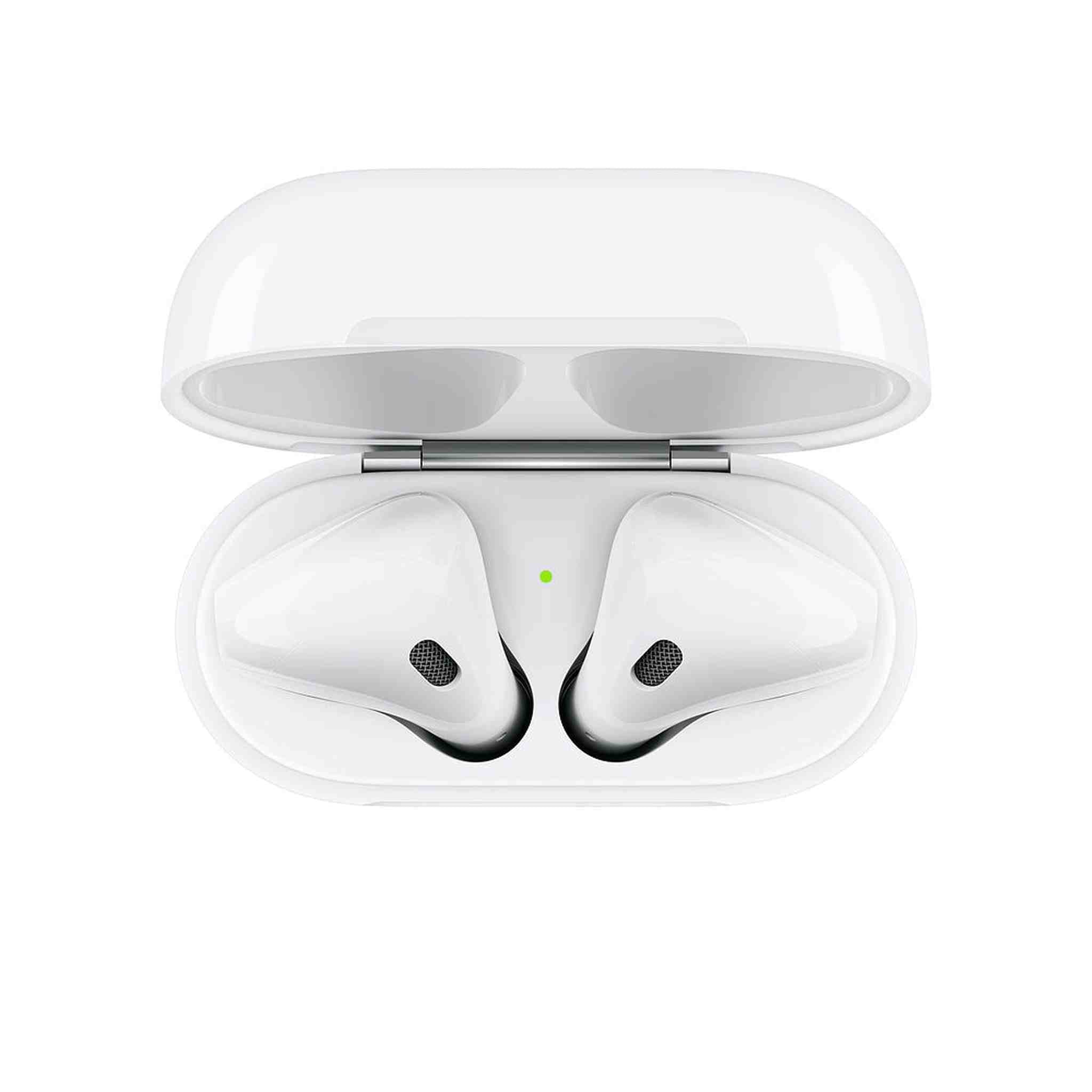 Apple AirPods with Charging Case 2nd Gen Bundle with Velcro Cable Ties + USB Wall & Car Charger Apple