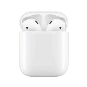 Apple AirPods with Charging Case 2nd Gen Bundle with Velcro Cable Ties + USB Wall & Car Charger Apple