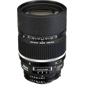 Nikon AF FX DC-NIKKOR 135mm f/2D Fixed Zoom Lens with Auto Focus for Nikon DSLR Cameras - Used Nikon