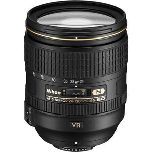 Nikon AF-S FX NIKKOR 24-120mm f/4G ED Vibration Reduction Zoom Lens with Auto Focus for Nikon DSLR Cameras International Model Nikon