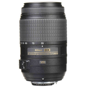 Nikon AF-S DX NIKKOR 55-300mm f/4.5-5.6G ED Vibration Reduction Zoom Lens with Auto Focus for Nikon DSLR Cameras Nikon