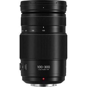 Panasonic Lumix 100-300mm f/4-5.6 II POWER O.I.S. Lens with 2x 64 Memory Cards International Model Panasonic