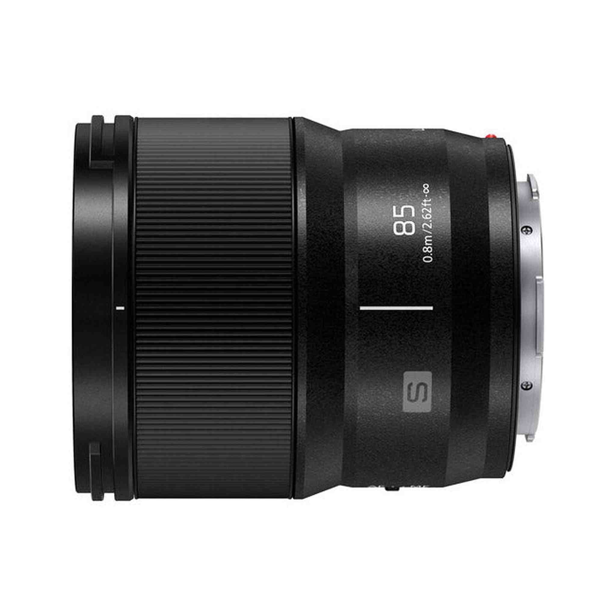 PANASONIC LUMIX S Series Camera Lens, 85mm F1.8 L Mount Interchangeable Lens for Mirrorless Full Frame Digital Cameras, S-S85, Black Panasonic