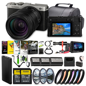Panasonic LUMIX S9 Mirrorless Full Frame Camera + 28-200mm L Mount Lens- Silver Panasonic