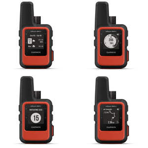 Garmin inReach Mini 2 Satellite Communicator Handheld for Hiking Bundle - Red Garmin