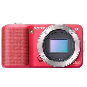 Sony a alpha NEX-3 14.2 MP Digital Camera - Red Body Only New Sony