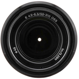 Sony E 55-210mm f/4.5-6.3 OSS E-Mount Lens - Black - Used Sony