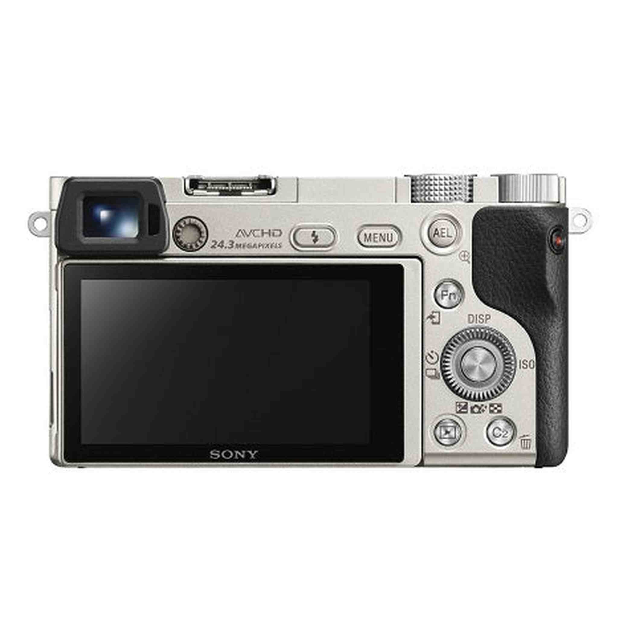 Sony Alpha a6000 Mirrorless Digital Camera with 16-50mm Lens - Silver Bundle Sony
