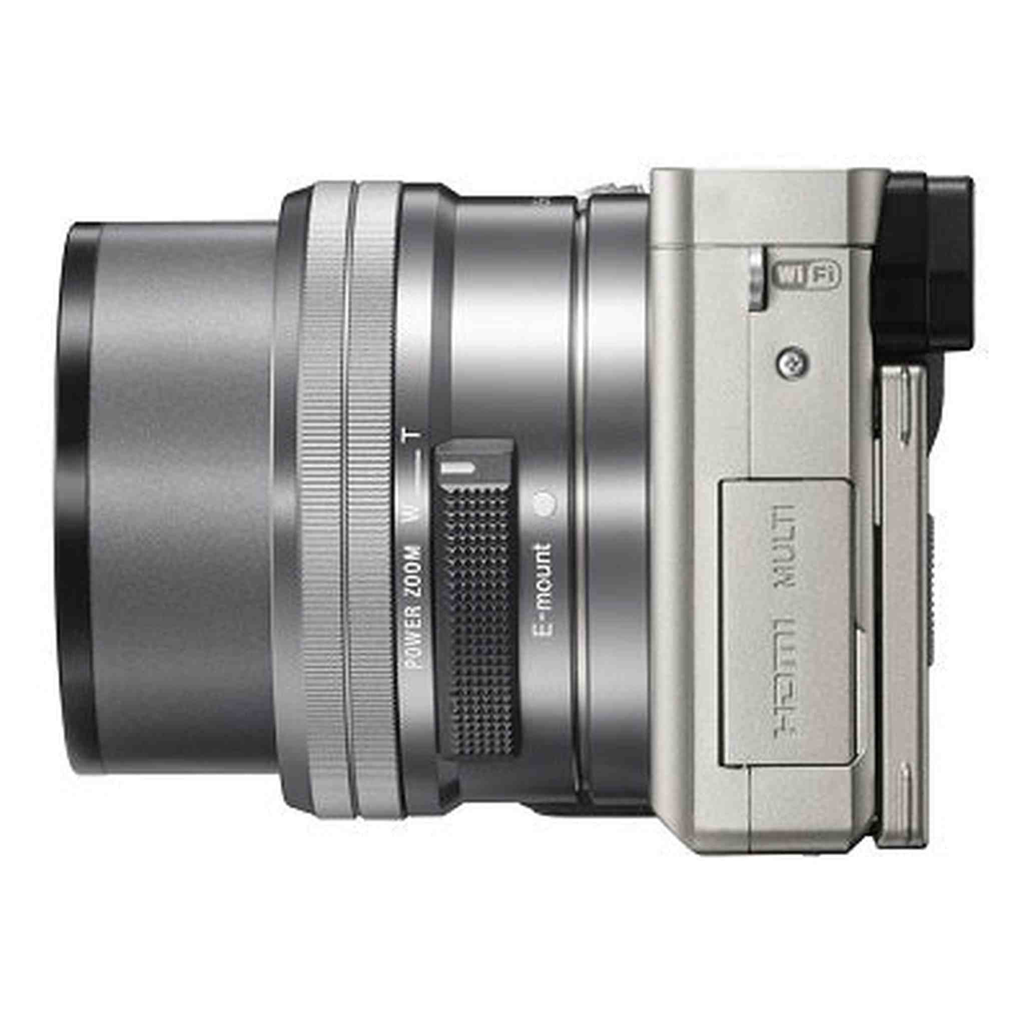 Sony Alpha a6000 Mirrorless Digital Camera with 16-50mm Lens - Silver Bundle Sony