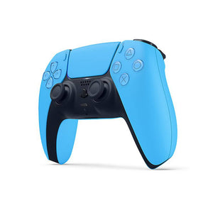 PlayStation 5 DualSense Wireless Controller Starlight Blue with Immortals Fenyx Rising and 6Ave Cleaning Cloth PlayStation