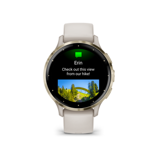 Garmin Venu 3S Advanced Health & Fitness Tracker Smart Watch - Ivory Case Garmin