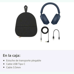 Sony WH-1000XM5 Noise-Canceling Wireless Over-Ear Headphones Blue Sony