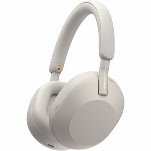 Sony WH-1000XM5 Noise-Canceling Wireless Over-Ear Headphones Silver Bundle Sony
