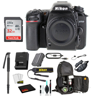 Nikon D7500 DSLR Camera Starter Bundle 01