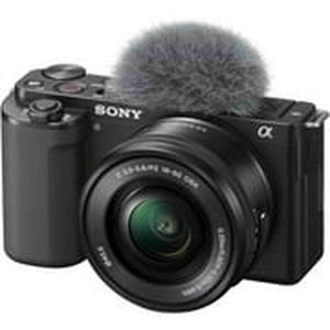Sony Alpha ZV-E10 - APS-C Interchangeable Lens Mirrorless Vlog Camera Kit - Black Sony