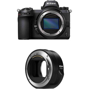 Nikon Z7 Full-Frame Mirrorless Camera Body, with Nikon Mount Adapter FTZ II Nikon